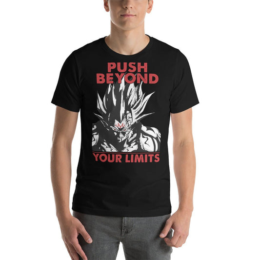 Dragon Ball Super Saiyan Majin Vegeta Push Beyond Your Limits T shirt - KM0136TS - KataMoon