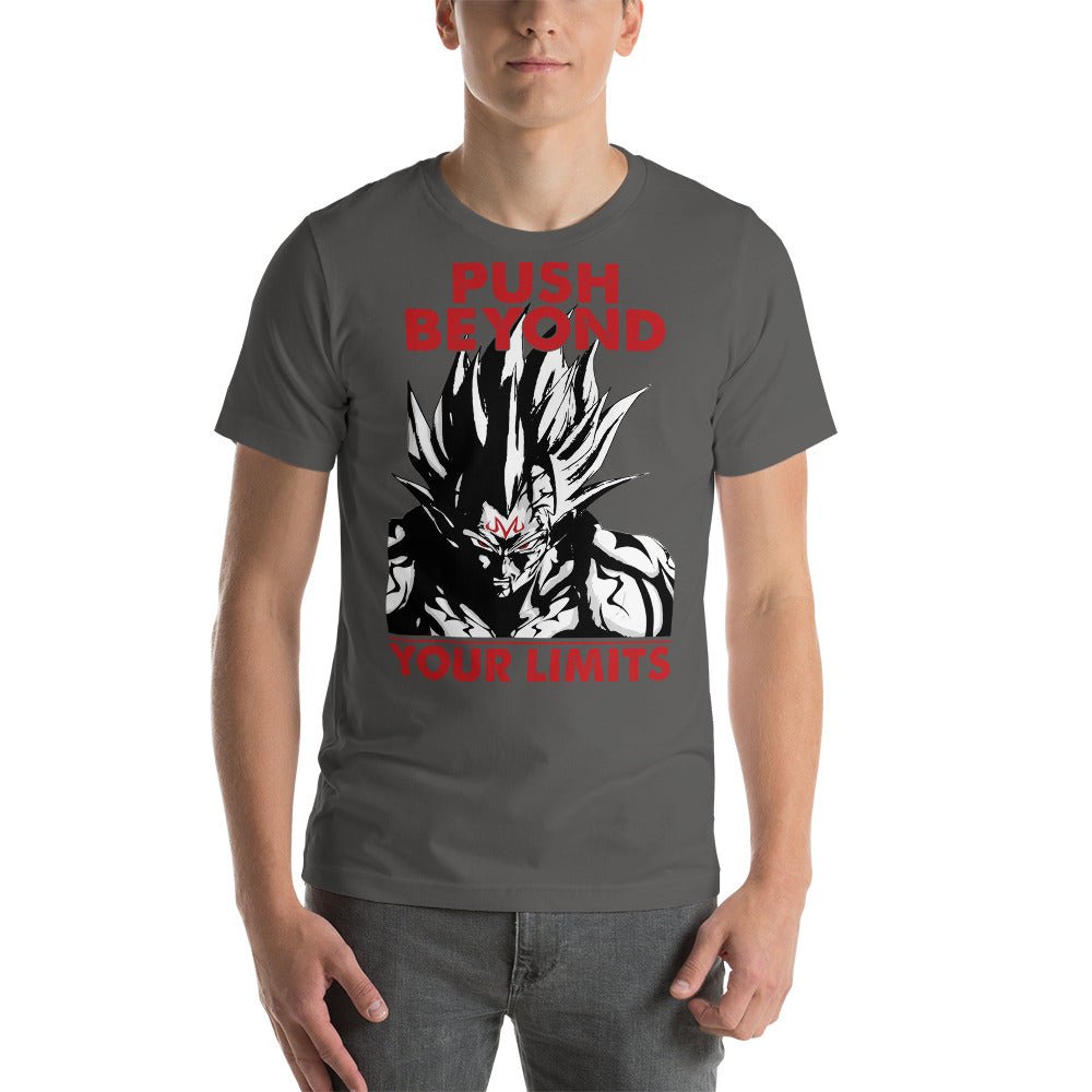 Dragon Ball Super Saiyan Majin Vegeta Push Beyond Your Limits T shirt - KM0136TS - KataMoon