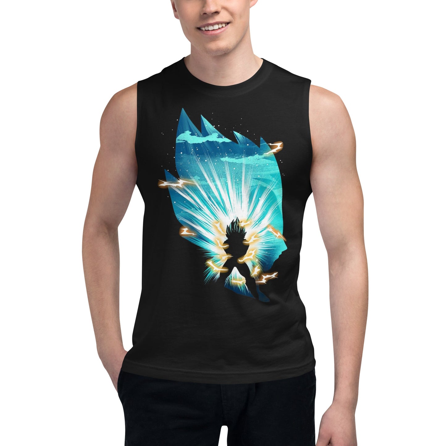 Dragon Ball Super Saiyan Vegeta God Tank Top - KM0129TT - KataMoon