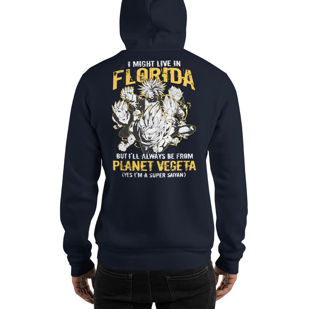 Dragon Ball Super Saiyan Vegeta Planet Florida Hoodie - KM0121HO - KataMoon