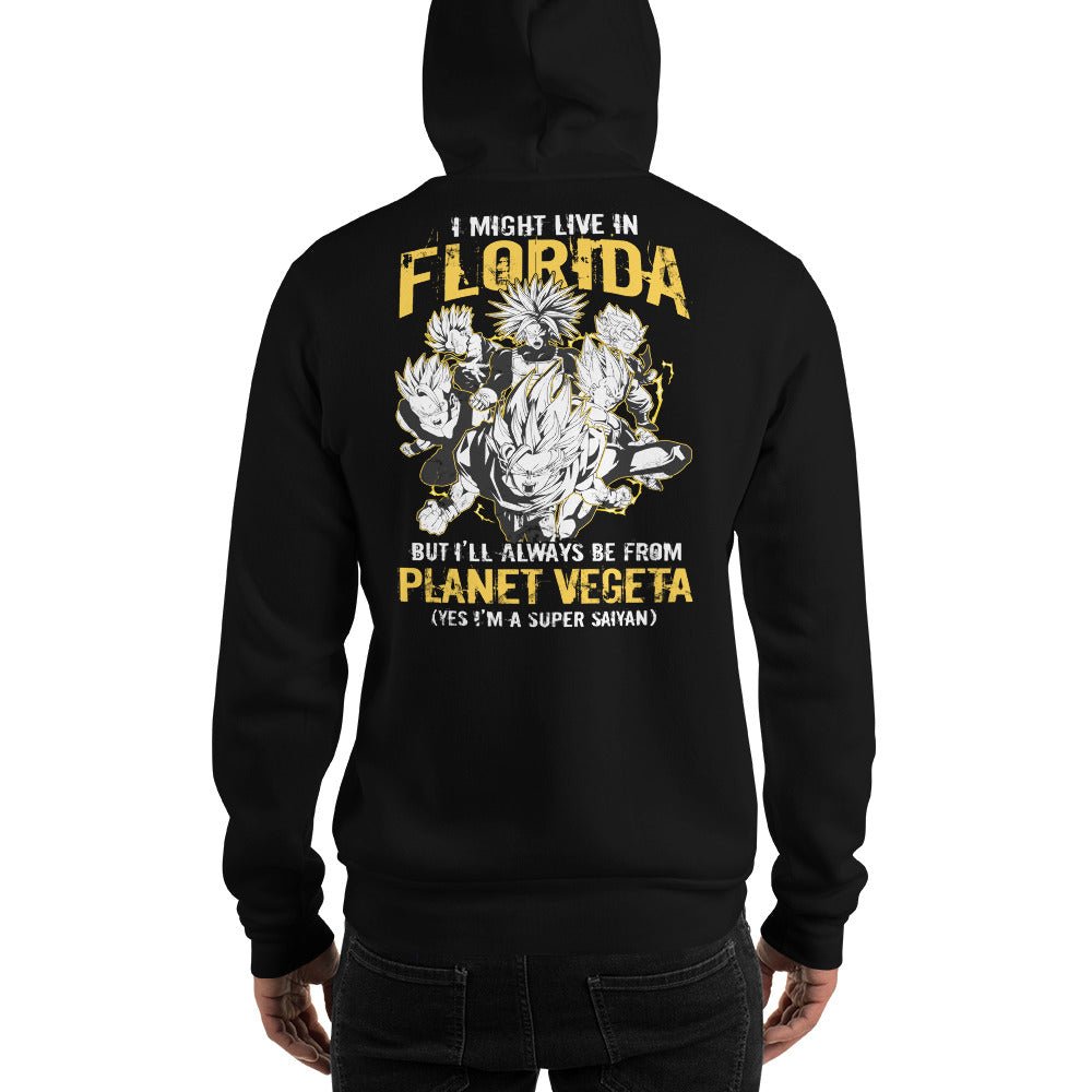 Dragon Ball Super Saiyan Vegeta Planet Florida Hoodie - KM0121HO - KataMoon