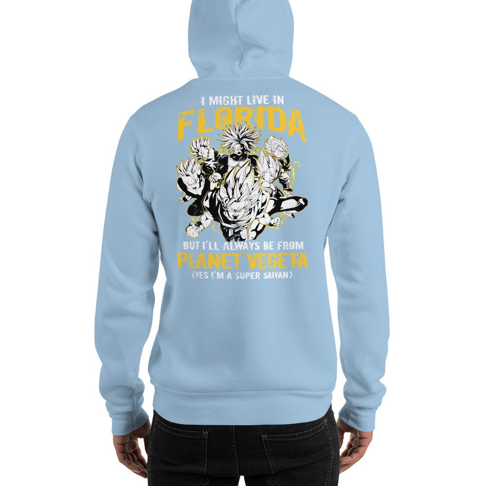 Dragon Ball Super Saiyan Vegeta Planet Florida Hoodie - KM0121HO - KataMoon