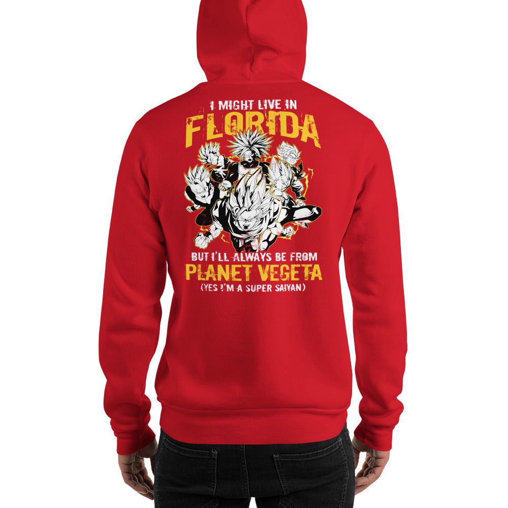 Dragon Ball Super Saiyan Vegeta Planet Florida Hoodie - KM0121HO - KataMoon