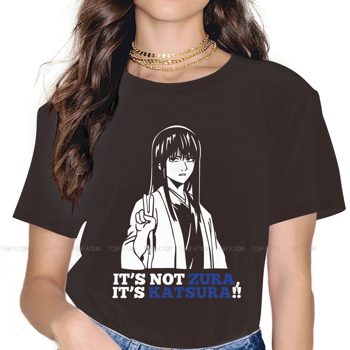 GINTAMA Katsura Kotarou Women T Shirt - KataMoon