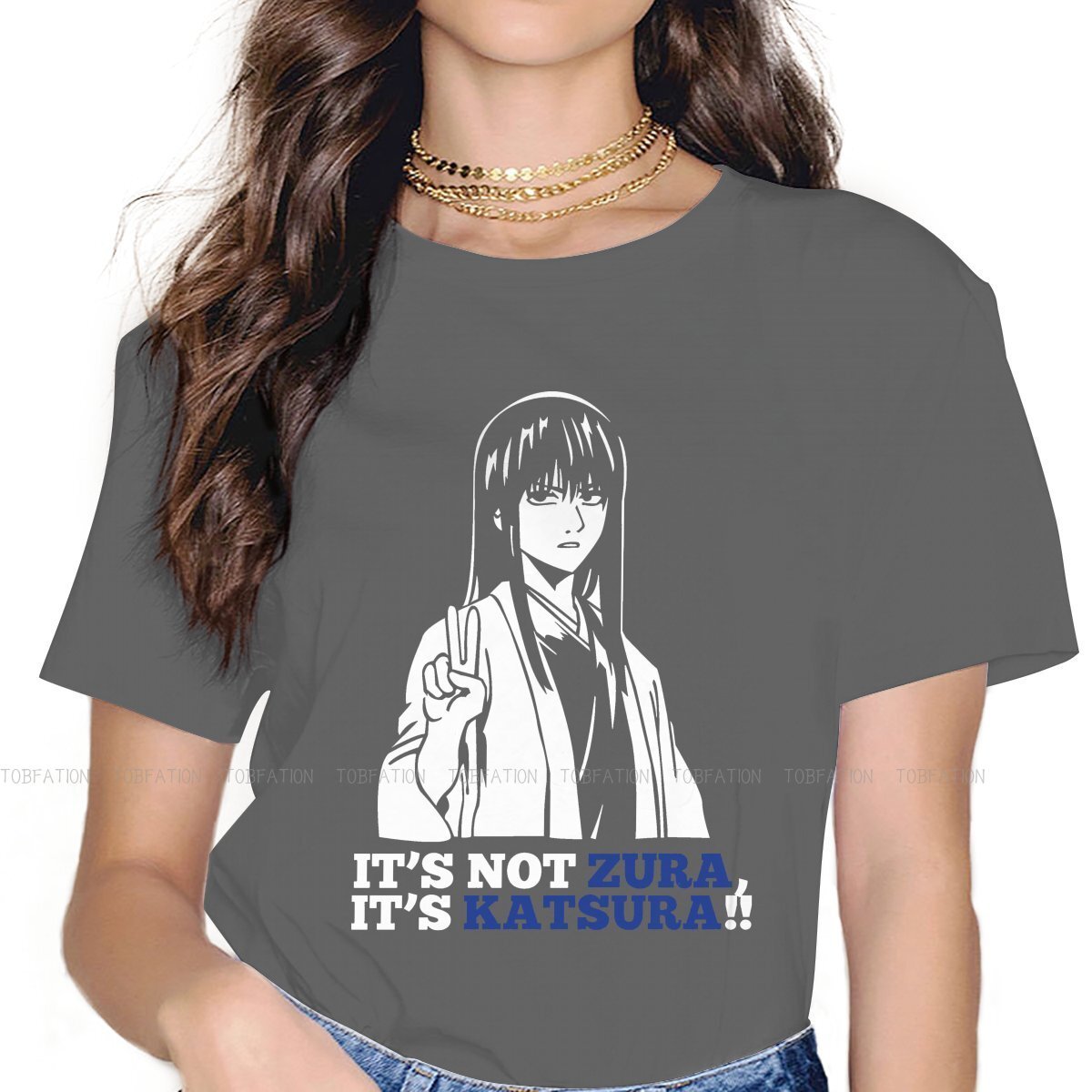 GINTAMA Katsura Kotarou Women T Shirt - KataMoon