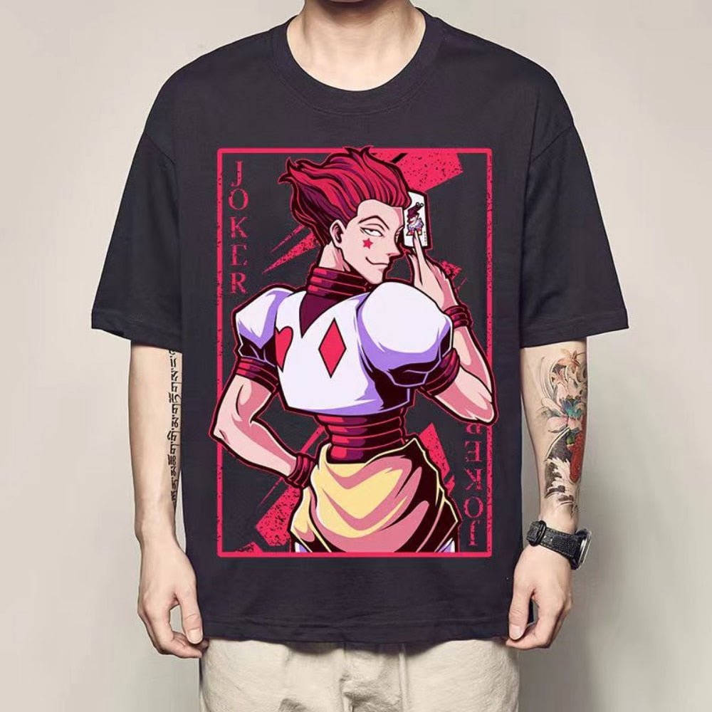Hunter X Hunter Hisoka Morow Joker Anime Unisex T shirt - KataMoon