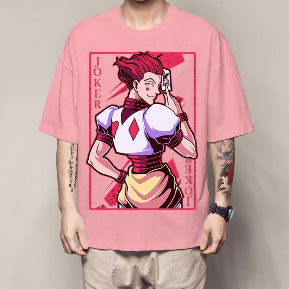 Hunter X Hunter Hisoka Morow Joker Anime Unisex T shirt - KataMoon