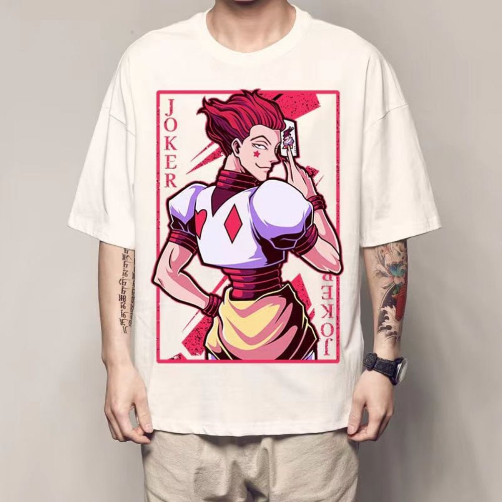 Hunter X Hunter Hisoka Morow Joker Anime Unisex T shirt - KataMoon