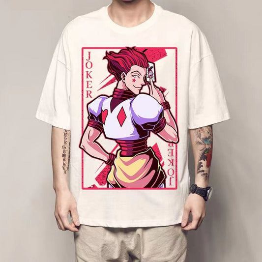 Hunter X Hunter Hisoka Morow Joker Anime Unisex T shirt - KataMoon