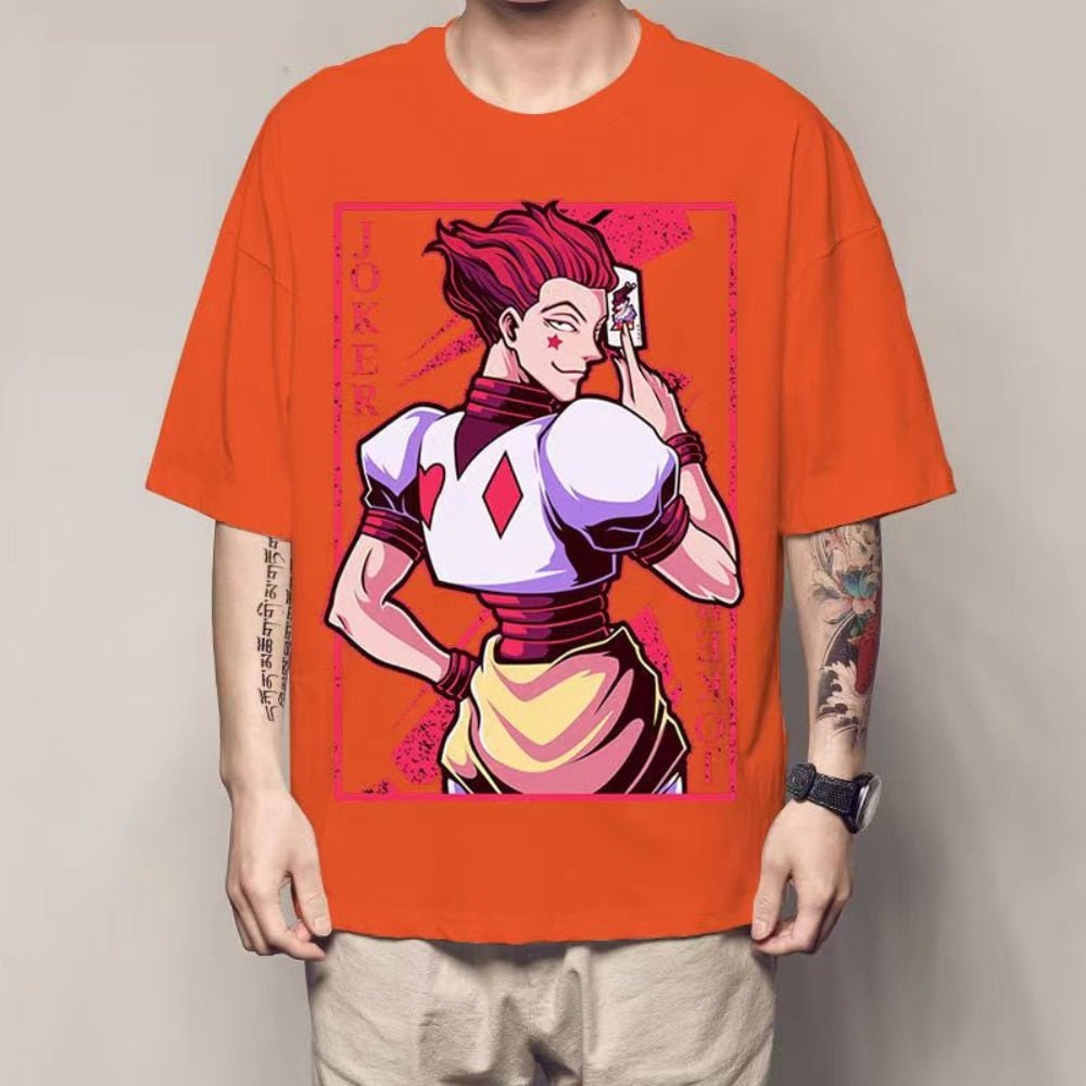 Hunter X Hunter Hisoka Morow Joker Anime Unisex T shirt - KataMoon
