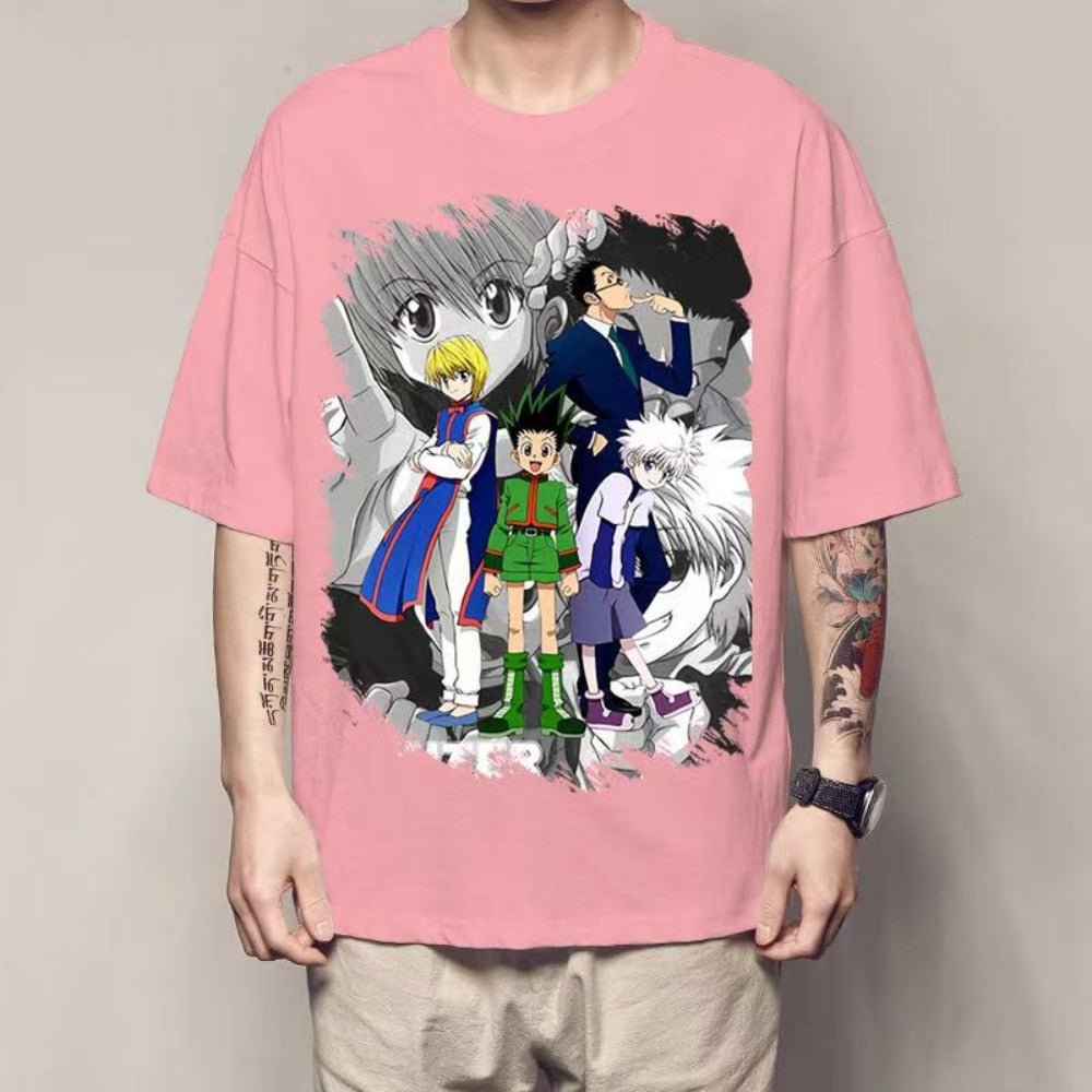 Hunter X Hunter Killua Gon Kurapika Leorio Anime T shirt - KataMoon