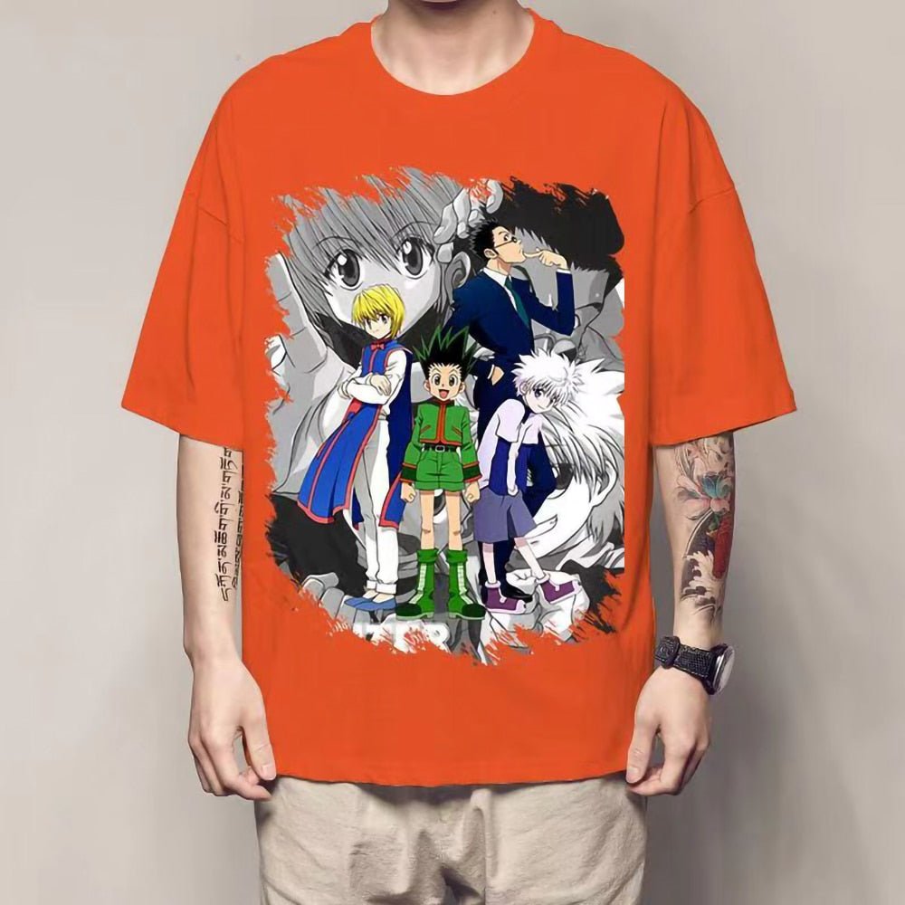 Hunter X Hunter Killua Gon Kurapika Leorio Anime T shirt - KataMoon
