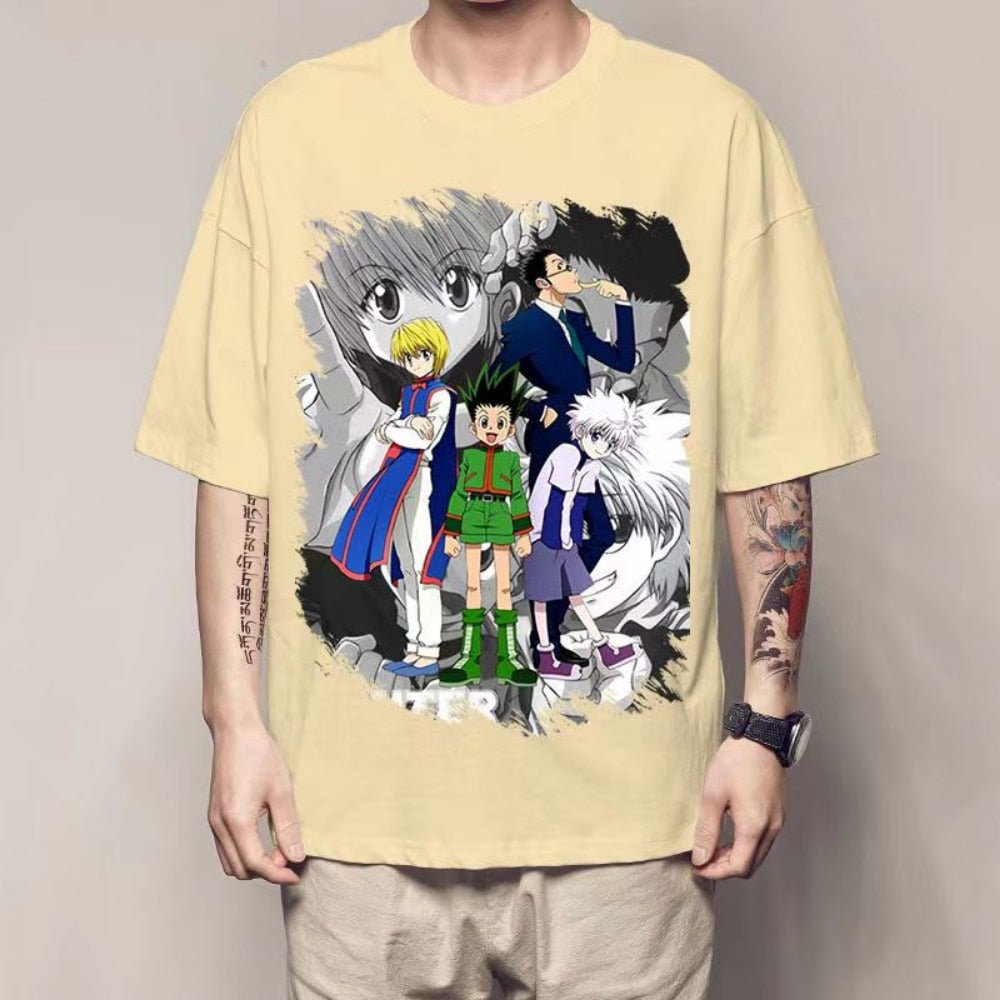 Hunter X Hunter Killua Gon Kurapika Leorio Anime T shirt - KataMoon