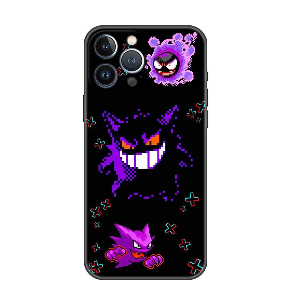 Japan Anime Pokemon Gengar Iphone Phone Case - B01 - KataMoon