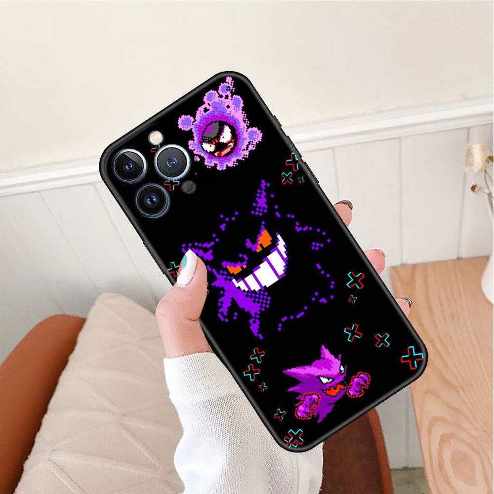 Japan Anime Pokemon Gengar Iphone Phone Case - B01 - KataMoon