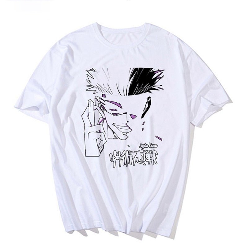 Jujutsu Kaisen Gojo Satoru Print Cotton T shirt - KataMoon