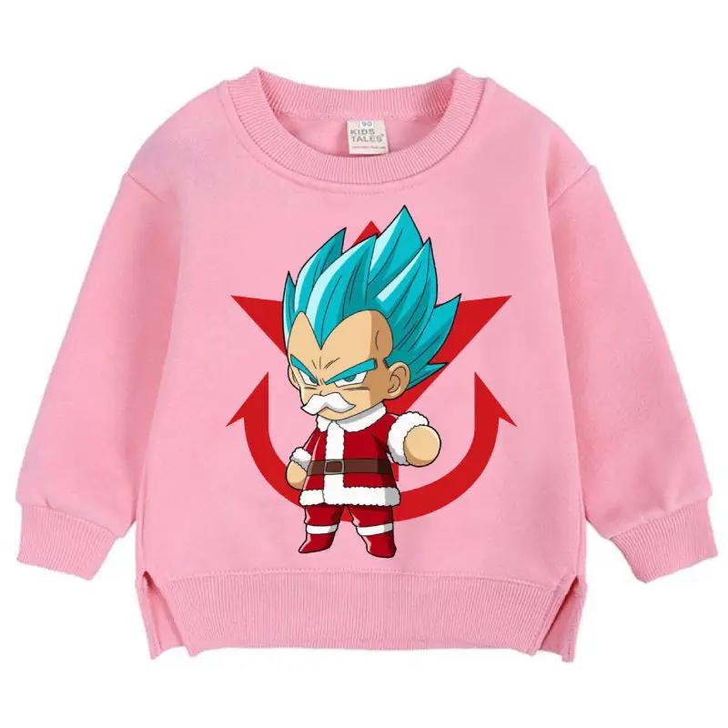 Christmas Dragon Ball Super Saiyan God Vegeta Kid Sweatshirt - KSW0038
