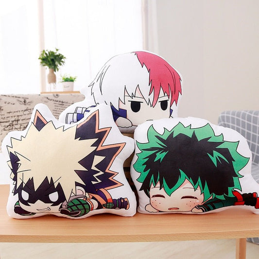 My Hero Academia Midoriya Izuku Bakugou Katsuki Todoroki Shouto Pillow Doll - KataMoon