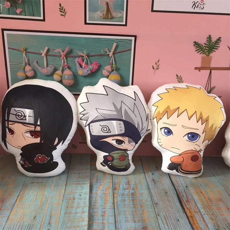Naruto Shippuden Boruto Anime Uchiha Itachi Sasuke Kakashi Doll Pillow - KataMoon