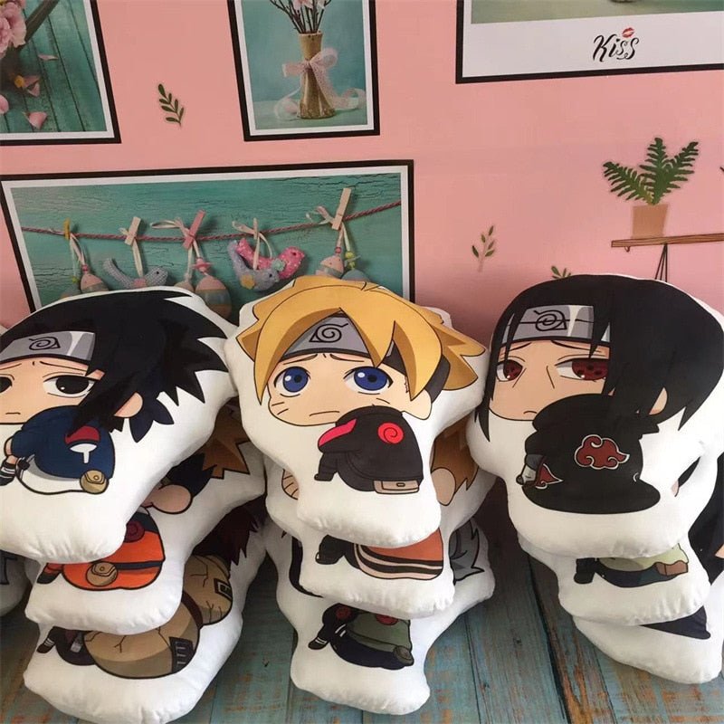 Naruto Shippuden Boruto Anime Uchiha Itachi Sasuke Kakashi Doll Pillow - KataMoon