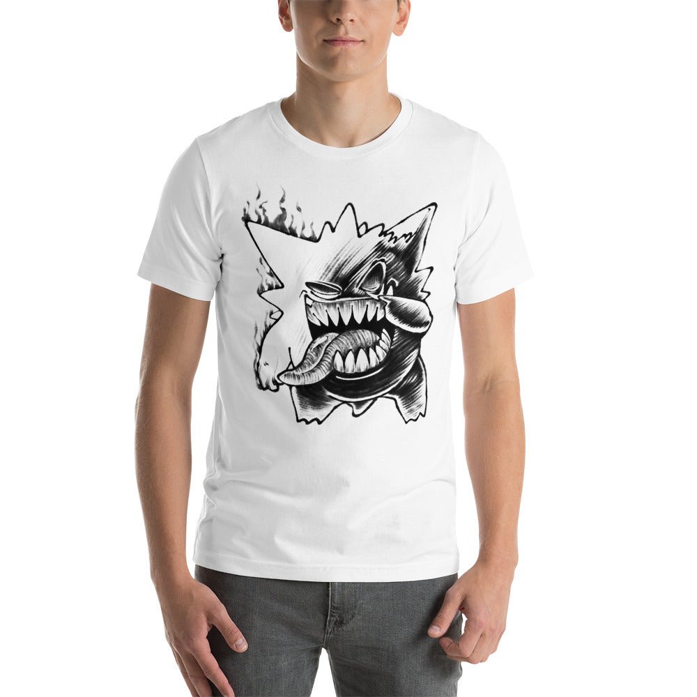 Pokemon Ash Gengar Ghost Funny Unisex T Shirt - KM0139TS - KataMoon