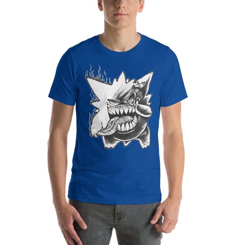 Pokemon Ash Gengar Ghost Funny Unisex T Shirt - KM0139TS - KataMoon