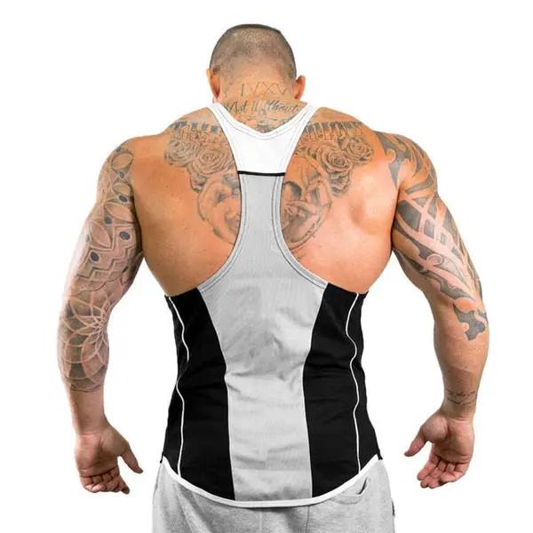 Men Bodybuilding Tank Tops Gym Workout Shirts