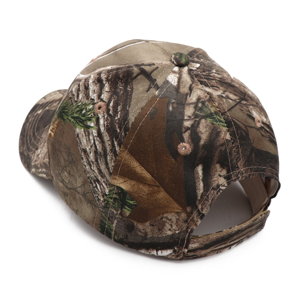 Deer Head Camouflage Jungle Baseball Cap