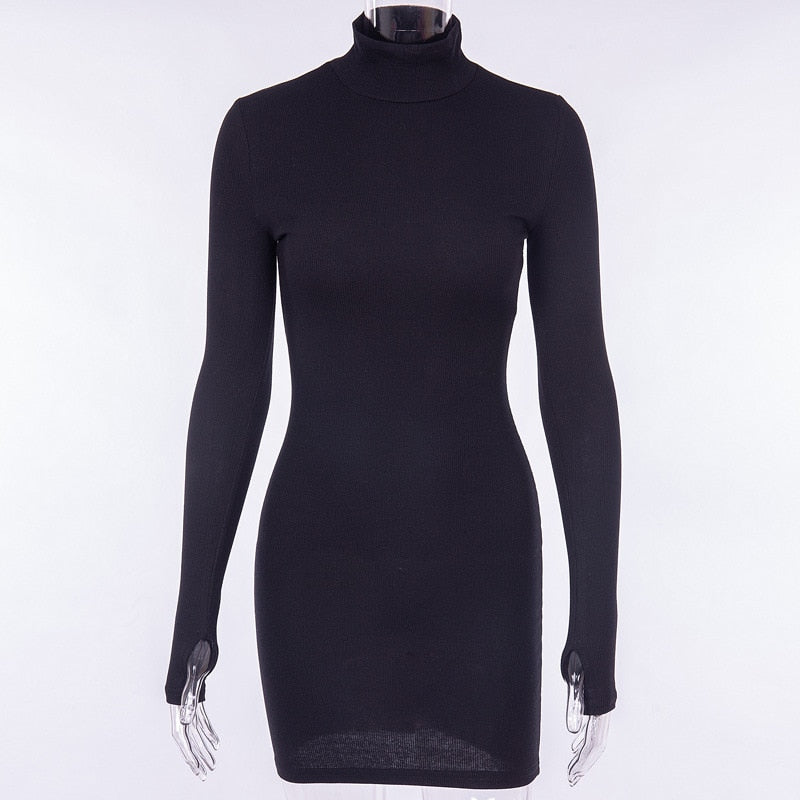 Women Dress - Long Sleeve Slim Dress Streetwear 2022 - DS0005