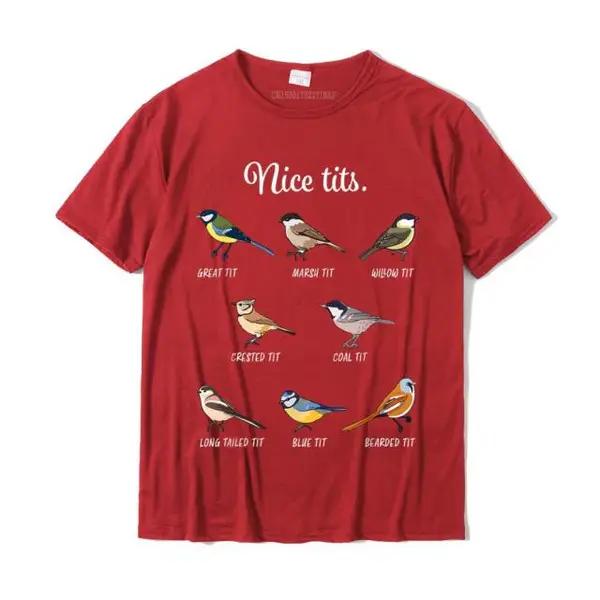 Funny Nice Tits Bird Watching Cute Gift T Shirt