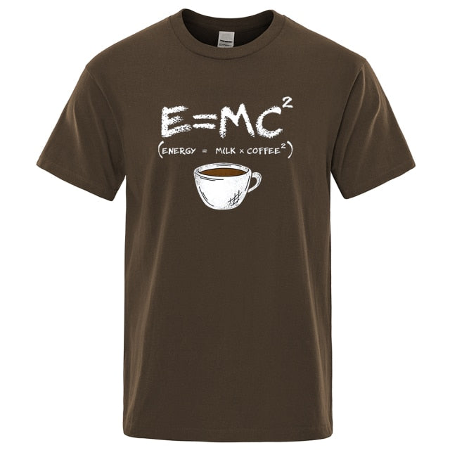 Energy = Milk + Coffee T shirt