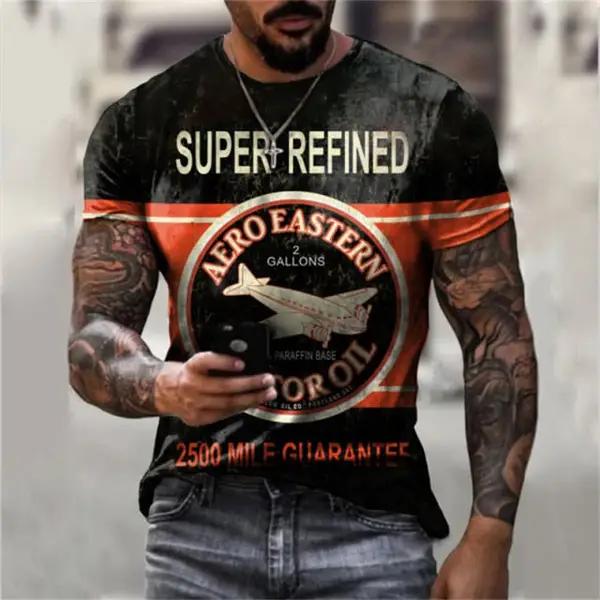 Over Printing Sports Short Sleeve T shirt