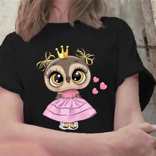 Cute Owl Wild and Free T shirt