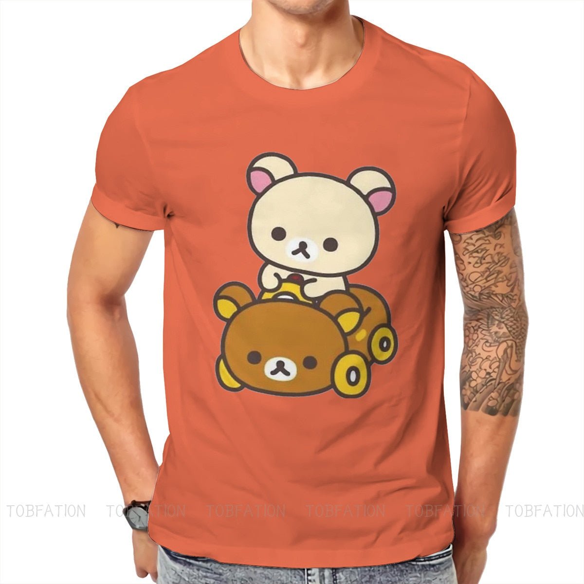Rilakkuma Driving a Car T shirt - KataMoon