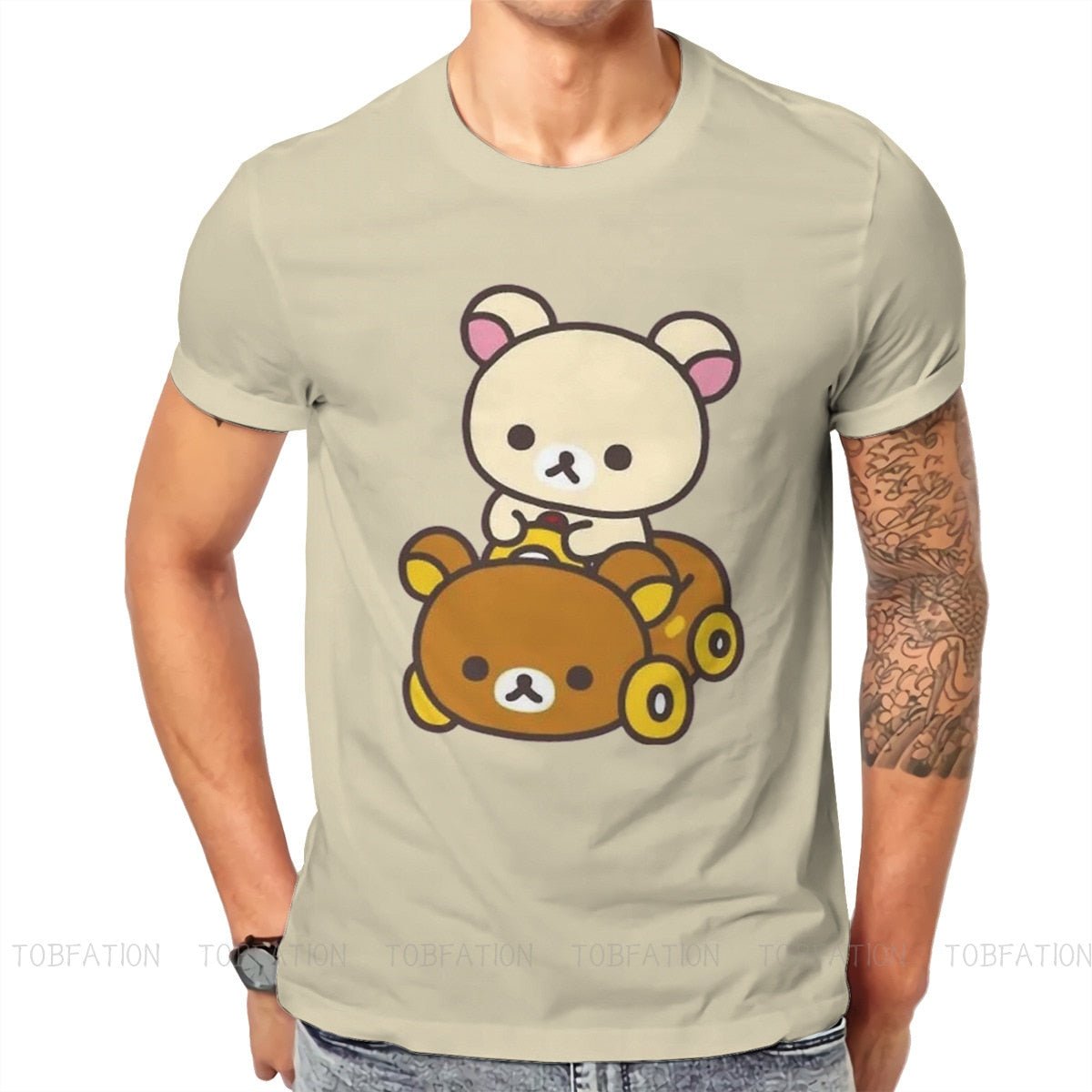 Rilakkuma Driving a Car T shirt - KataMoon