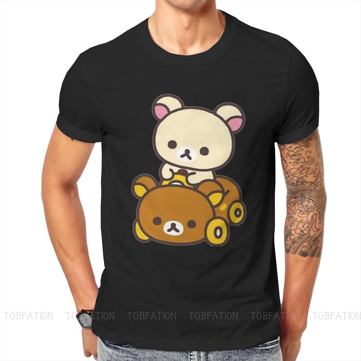 Rilakkuma Driving a Car T shirt - KataMoon
