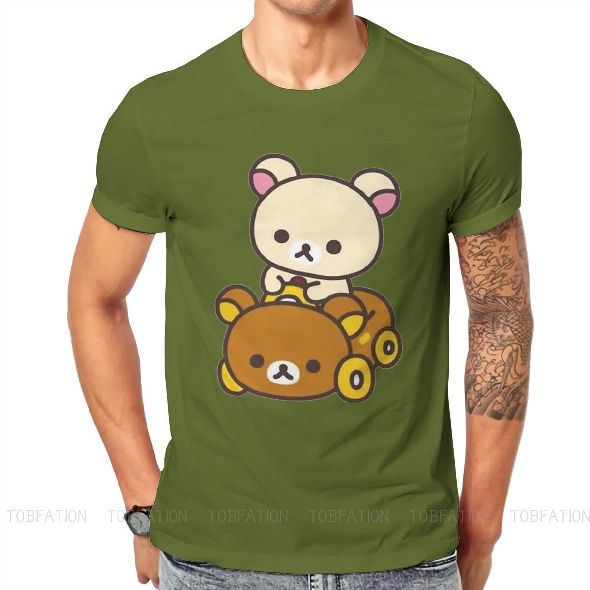 Rilakkuma Driving a Car T shirt - KataMoon