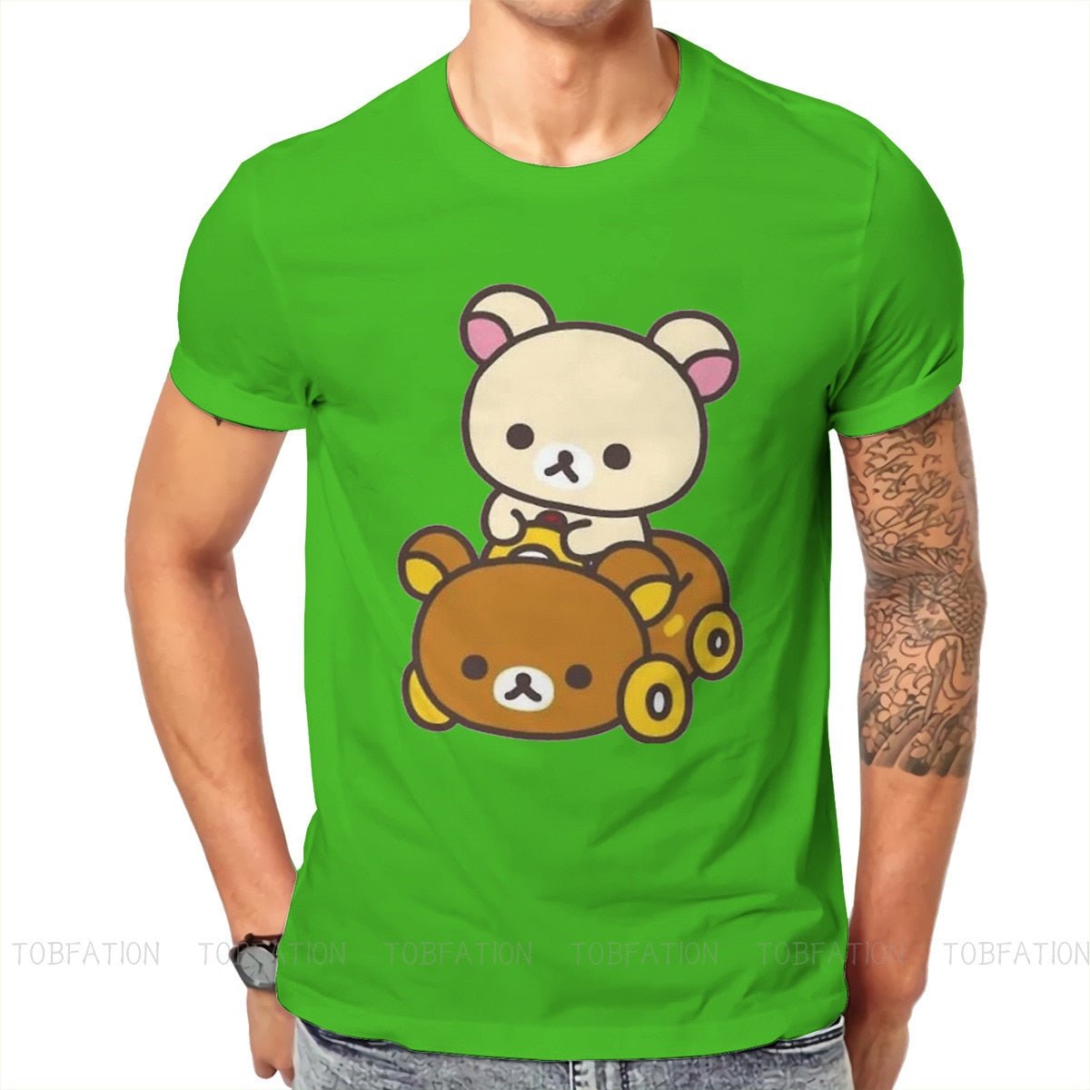 Rilakkuma Driving a Car T shirt - KataMoon