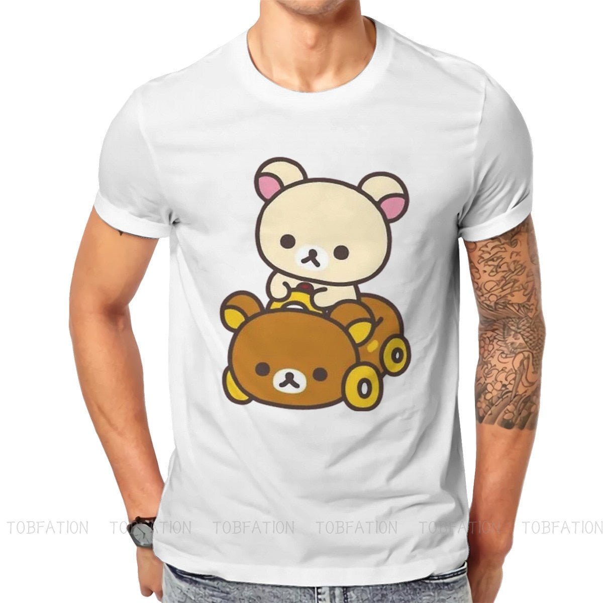 Rilakkuma Driving a Car T shirt - KataMoon