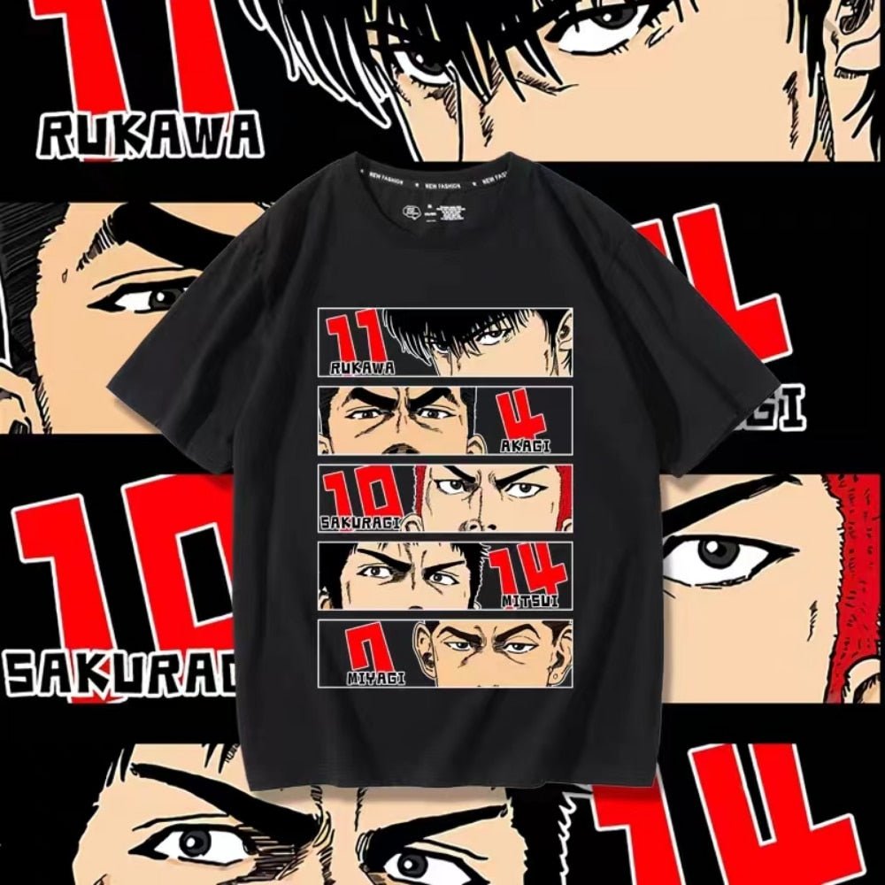 Slam Dunk Basketball Anime T shirt - KataMoon