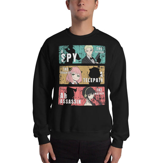 Spy X Family Father Mother Daughter Forger Family Sweatshirt - KM0131SW - KataMoon