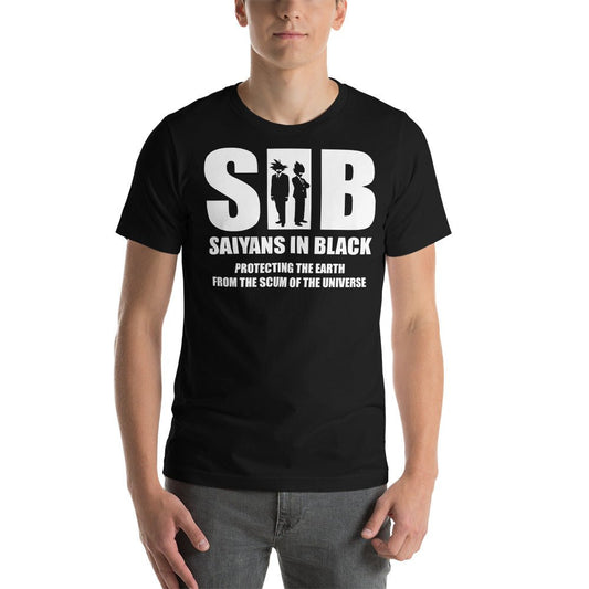 Super Saiyan Goku and Vegeta Saiyan In Black T Shirt - KM0117TS - KataMoon