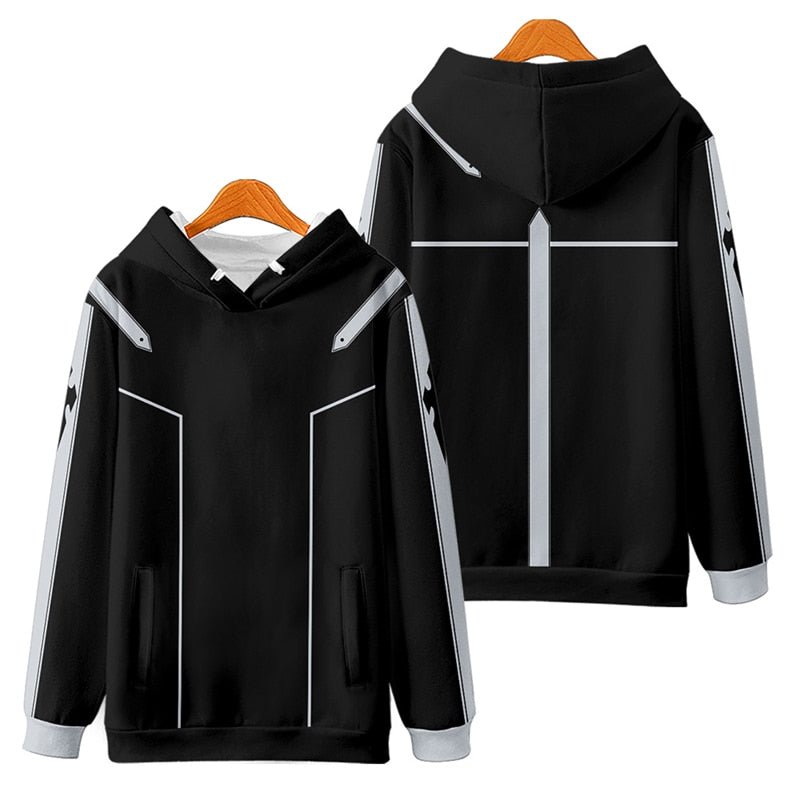 Sword Art Online SAO Kirito Kirigaya Kazuto Cosplay Hoodie - KataMoon
