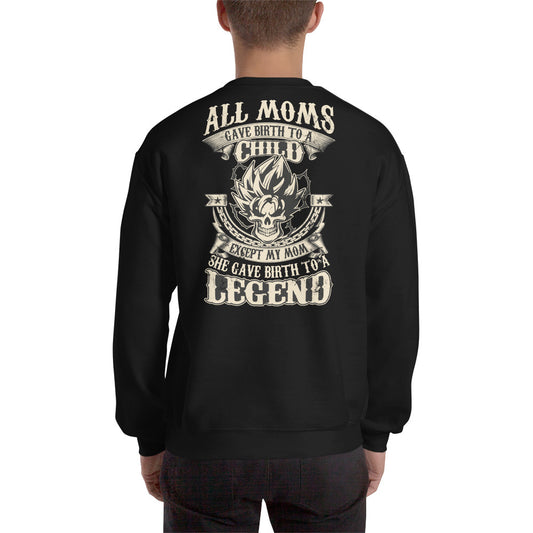 Dragon Ball Super Saiyan Mom Black Sweatshirt