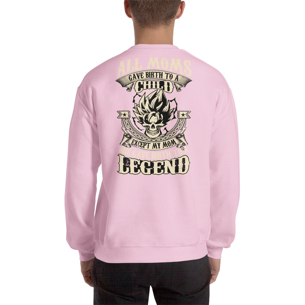Dragon Ball Super Saiyan Mom Pink Sweatshirt