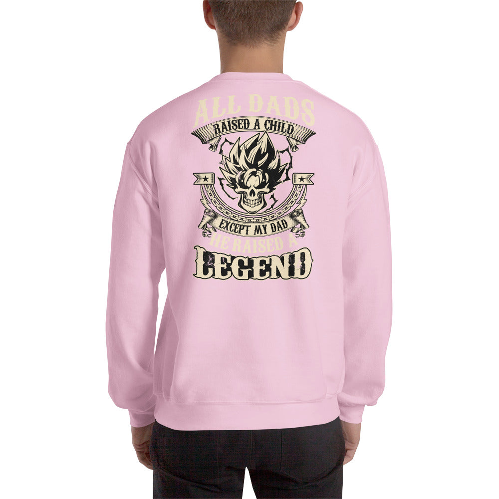 Dragon Ball Super Saiyan Dad Pink Sweatshirt