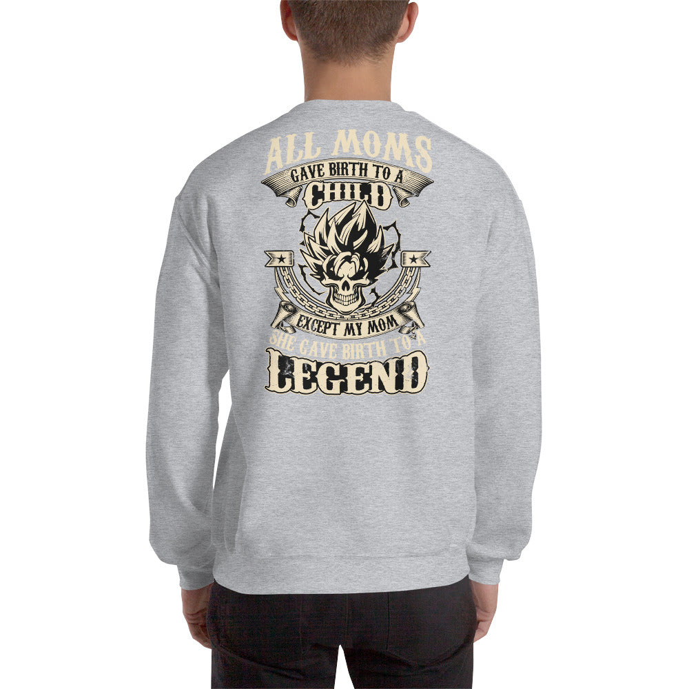Dragon Ball Super Saiyan Mom Sport Grey Sweatshirt