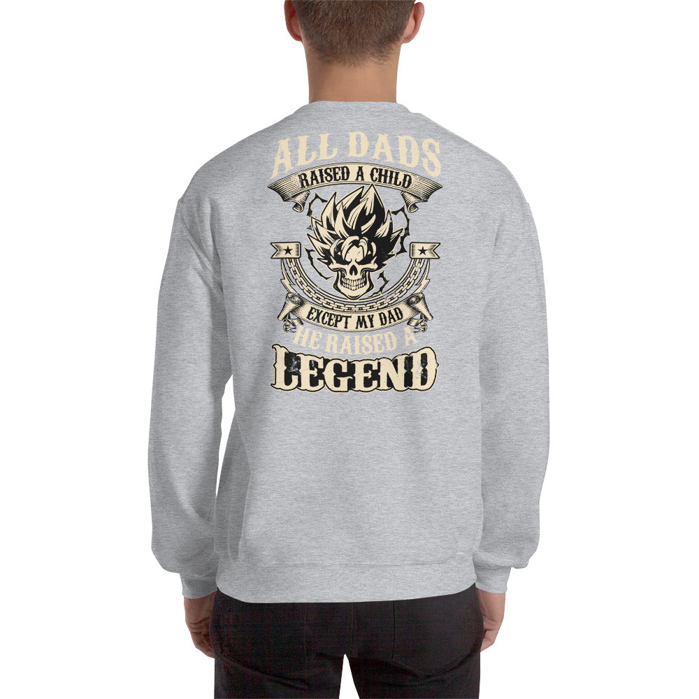 Dragon Ball Super Saiyan Dad Sport Grey Sweatshirt