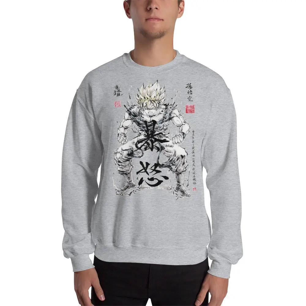 Dragon Ball Super Saiyan Goku Ink Painting Sweatshirt - SW0003