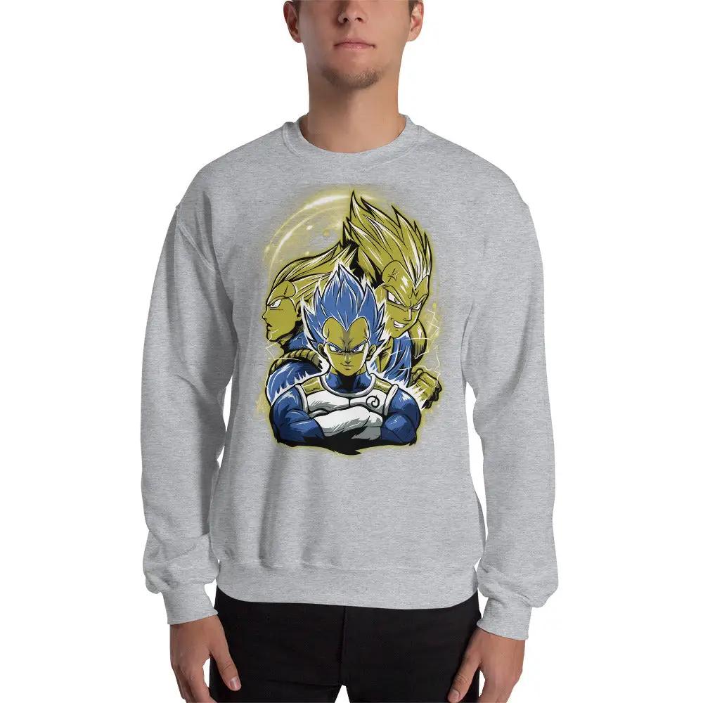Dragon Ball Super Saiyan  Vegeta Blue Sweatshirt - SW0036